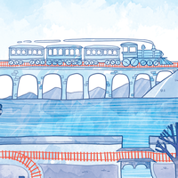 Railroad Ink: Deep Blue Edition